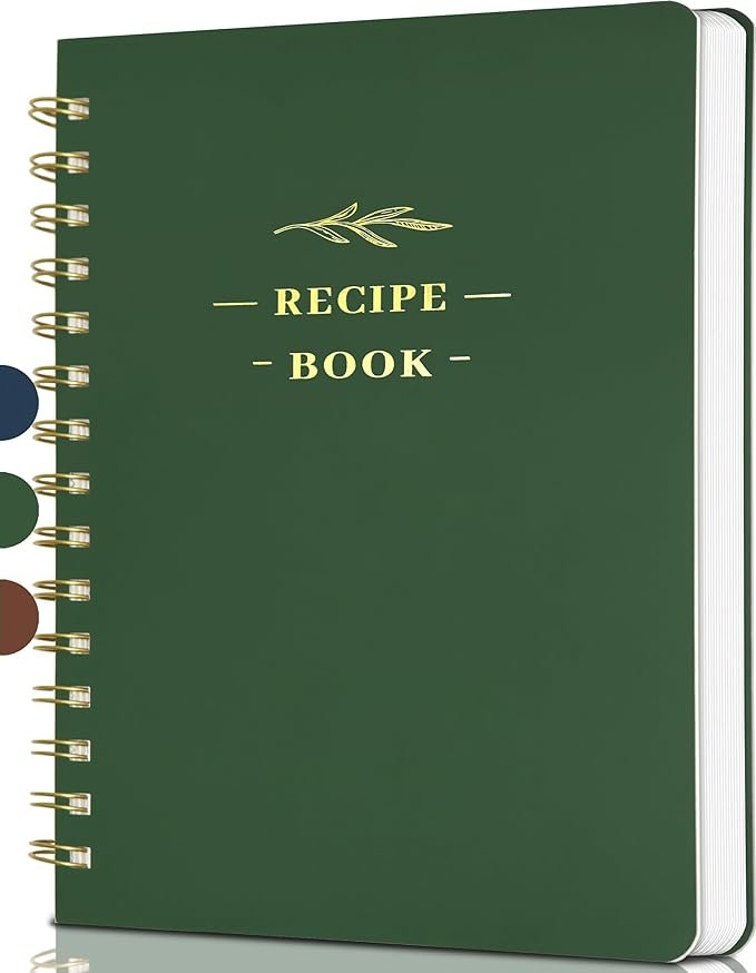 notebook, recipes book