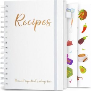 notebook, recipes